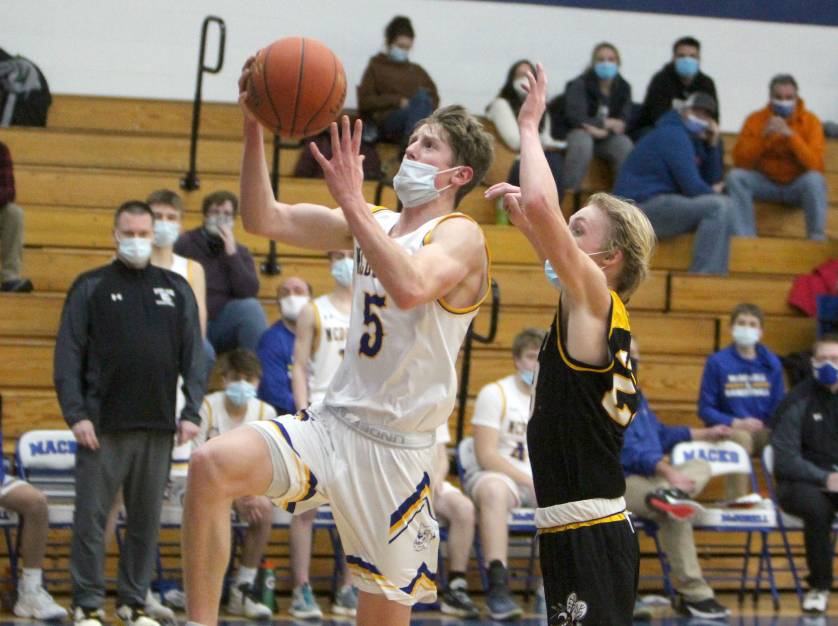 Cadott at McDonell boys basketball 1-18-21